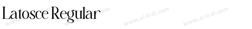 Latosce Regular字体转换 Latosce Regular字体转换